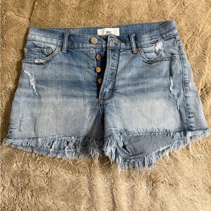 BKE Women's Blue Denim Shorts